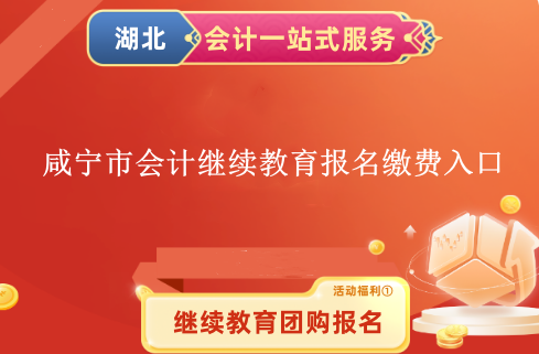 2024年咸寧市會計繼續(xù)教育報名繳費入口 2024年咸寧市會計繼續(xù)教育報名繳費入口